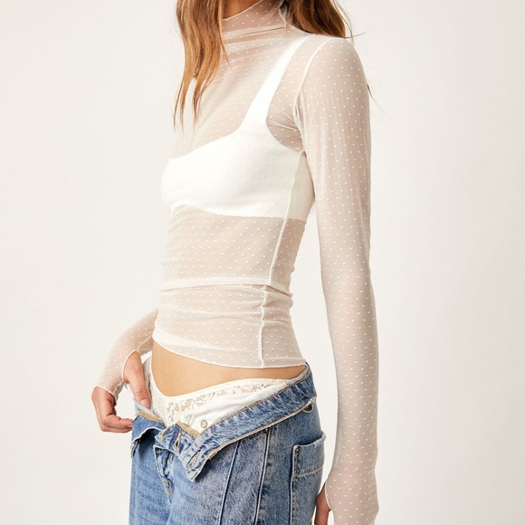 Free People On The Dot Layering Top - Picture 4 of 5